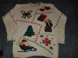 Beautiful Ladies Festive, Christmas, Motif,  New Years Jumper  - Picture 1 of 5