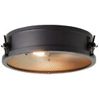BRILLIANT lamp, Zois ceiling light 34 cm black corundum, metal, 2x A60, E27, 28