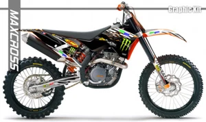 MAXCROSS GRAPHIC KIT FOR EXC XCW SX SXF four stroke and two stroke ENDURO MX MS1 - Picture 1 of 4