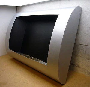 Ethanol - Kamin , Metall , Wandhängend , 60 x 45,5 x 11,5 cm Kostenloser Versand - Bild 1 von 6