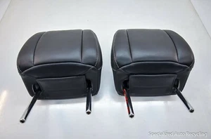 15 16 17 18 LEXUS RC200T RC350 OEM FRONT SEAT HEADREST LEATHER BLACK SET OF 2 - Picture 1 of 8