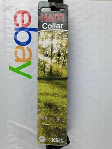 HALTI DOG COLLAR blue REFLECTIVE 3M NYLON SIZE 8-12 BLUE - Picture 1 of 3