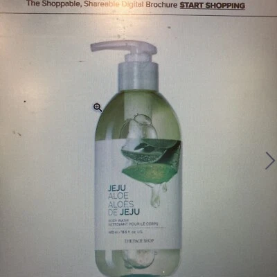 Jabón corporal The Face Shop Jeju Aloe - 13,5 fl oz - Nuevo en caja Foto 1 de 4