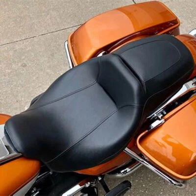 Low-Pro Driver Passenger Seat For Harley Touring Road King FLHR Street Glide 08+ - Image 1 of 4
