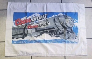 Vintage Coors Light Silver Bullet  Pillowcase - Picture 1 of 4