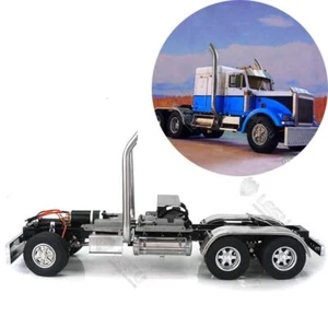 LESU 1/14 6*6 Chassis W/Motor Servos for Tamiya RC Tractor Truck Model Finished - Picture 1 of 13