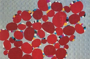Postcard Hillary Goodwin Quilt Pattern (Detail) "Bloberella" 2016 MINT - Picture 1 of 1