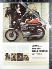 1968 BSA Thunderbolt motorcycle 650 654 sexy risqué magazine advertisement ad