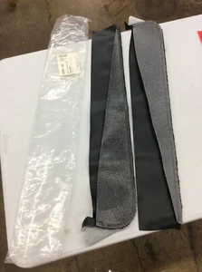 Repro 1970-77 Corvette Black Vinyl Carpet Strips Auto Accessories of America - Picture 1 of 3