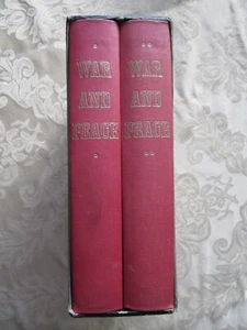 Leo Tolstoy ~ WAR AND PEACE ~ 2 VOL. ~ SLIPCASE ~ 1977 ~VERY NICE SET - Picture 1 of 3