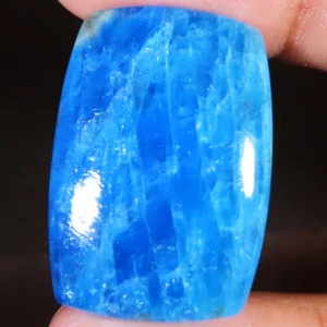 Top Quality 38.30 CT 20x29x5 mm Genuine APATITE Cushion Cabochon Gemstone AL45 - Picture 1 of 3