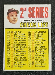 1967 Topps - Period in #170 D. Mcauliffe well defined #103 Mickey Mantle - Bild 1 von 24