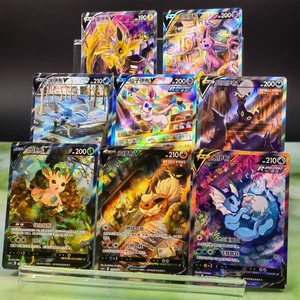 Pokemon TCG S-Chinese Feelinara Nachtara Psiana Folipurba Flamara lotes de 8 - Imagen 1 de 10