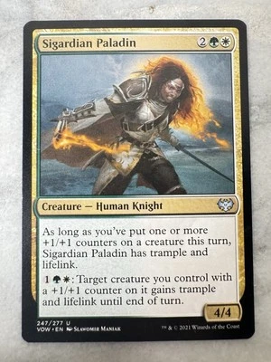 MTG Innistrad Crimson Vow Sigardian Paladin 247/277 Magic the Gathering - Image 1 of 2
