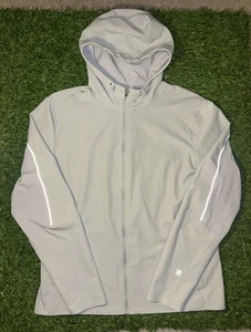 Lululemon Warp Lite Jacket Packable Gray Light Blue Men’s Size XL Hooded - Picture 1 of 6