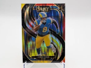 2024 Select JARED VERSE #132 Premier Level Rookie Red & Yellow Shock Prizm RC - Picture 1 of 2