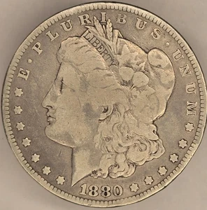 1880 VG Morgan Dollar - Picture 1 of 2