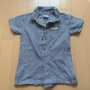 Mono mameluco vintage BABY ADIVINAR a rayas talla 24 meses EE. UU. - Imagen 1 de 5