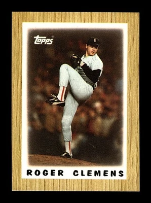 ROGER CLEMENS ⚾ 1987 Topps Mini Leaders #42 Boston Red Sox NM-MT - Image 1 of 2