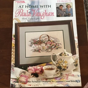 ZU HAUSE BEI PAULA VAUGHAN Buch 68 Kreuzstichkarten ~ 29 Projekte - Bild 1 von 15