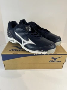 Mizuno 9 Spike Advanced Classic 7 Cleats Size 16 Navy Blue and White - Picture 1 of 9