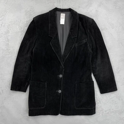 Vintage 1980s Moain Minni Wide Wale Corduroy Oversized Blazer Women's 10 - Image 1 of 4