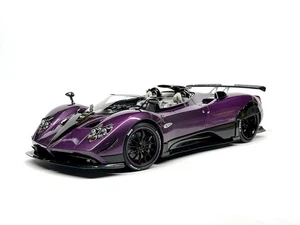 1/18 Lcd Pagani Zonda Barchetta Purple Carbon Diecast model car boxed - Picture 1 of 14