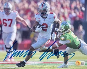 Emeka Egbuka Signed Autographed 8x10 Photo Ohio State Buckeyes BAS Beckett Coa - Picture 1 of 2