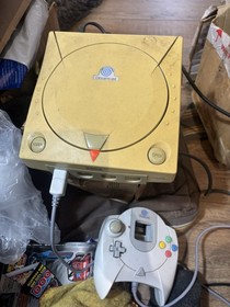 Sega Dreamcast Console with Power, AV Cable and One Controller Tested Working