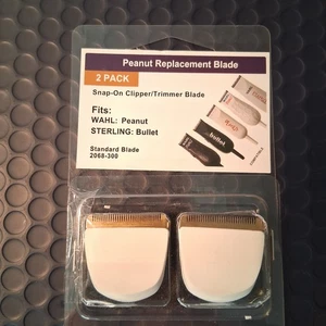 Wahl Peanut Clipper 2 Pack 2068-300 Standard Snap-On Replacement Blades - Picture 1 of 4