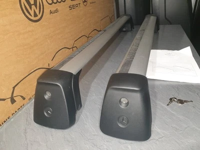 Genuine Mercedes Benz X253 GLC SUV ROOF BARS WITH FLUSH RAILS Rack 2015-2022 - Image 1 of 4