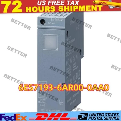 New Siemens 6ES7 193-6AR00-0AA0 6ES7193-6AR00-0AA0 SIMATIC ET 200SP BusAdapter - Image 1 of 4