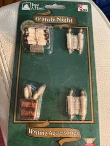 VTG Trim A Home O Holy Night Nativity Writing Accessories Christmas NEW SEALED - Picture 1 of 6
