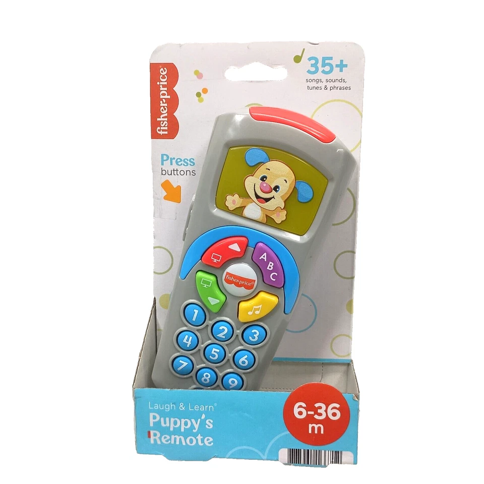 Baby Toy TV Remote Control 6 to 12 Months 18 Toddler Learning Toys Laugh Puppy