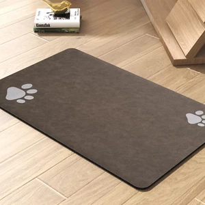 Pet Feeding Mat-Absorbent Dog Mat for Food and Water Bowl-No Stains Quick Dry Do - Picture 1 of 19