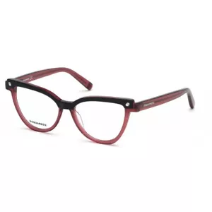 DSQUARED2 DQ5273 077 Purple Plastic Cat Eye Optical Eyeglasses Frame 52-15-140 - Picture 1 of 2