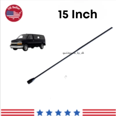 Mástil de repuesto de antena de 15"" radio am/fm para Chevrolet Express 2500 1996-2023 Foto 1 de 2