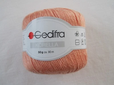  Gedifra Korella Linen Blend Yarn | 10 skeins | #8421 Orange - Image 1 of 2