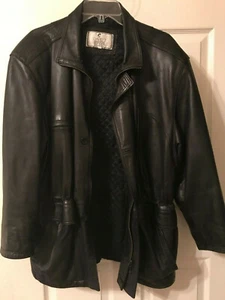 David 2 Mens Leather Jacket from Florence Italy Size 48 (M?) - Picture 1 of 10