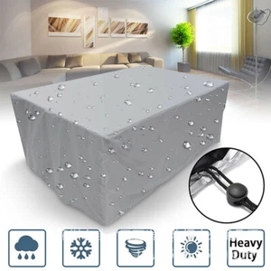 Waterproof Outdoor Furniture Cover Garden Patio Rain UV Table Protector Sofa - Picture 1 of 20