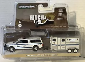 Greenlight Hitch & Tow NYPD 2014 RAM 1500 & HORSE TRAILER New York Police Dept - Picture 1 of 7