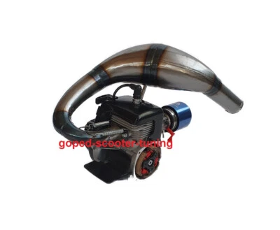 Sportauspuff Go-ped GTR46 GSR46 Riot Chung Yang GP460 Engine tuned Exhaust Pipe - Bild 1 von 4
