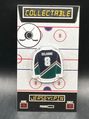 Anaheim Ducks Teemu Selanne jersey lapel pin-Classic Collectible-#1 BEST Seller Cover