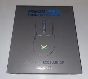 Delux M900 Pro Lightweight Wireless Bluetooth Gaming Mouse - Black + Charge Dock - Picture 1 of 5