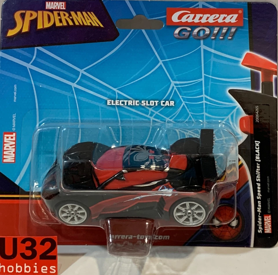 Slot Car Carrera Go!!! Palanca de cambios Spider-Man 64265 negra Foto 1 de 1