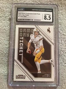 2018 Panini Contenders Draft JOSH ALLEN Rookie RC Graded CGC 8.5 Buffalo Bills - Picture 1 of 4