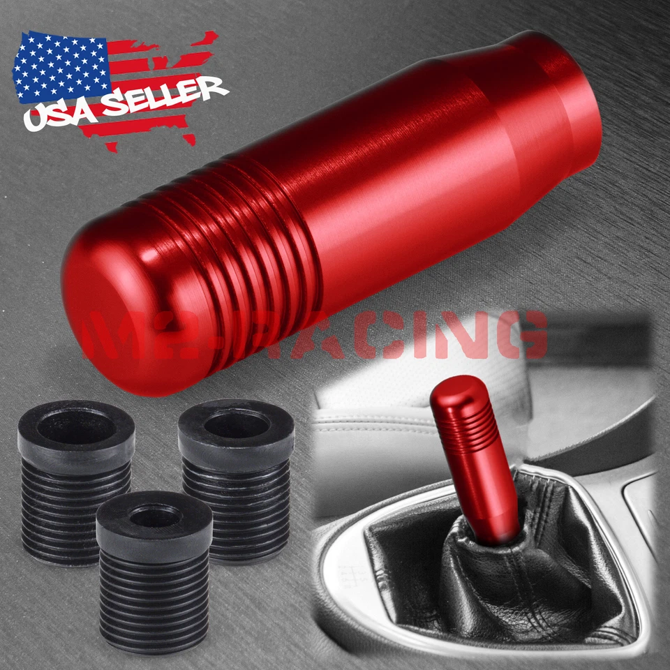 Perilla de cambio universal cromo aluminio palanca de cambios palanca de cambios resistente Foto 1 de 1