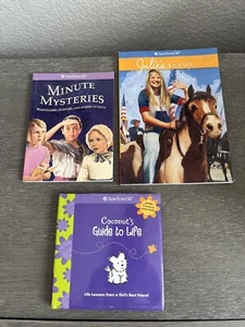 Lot of 3 American Girl Books Julie's Journey Minute Mysteries Coconut's Guide - Bild 1 von 3