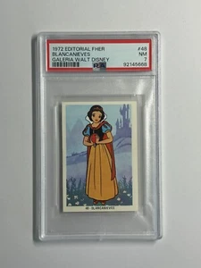 1972 Editorial Fher Galeria Walt Disney BLANCANIEVES Snow White #48 PSA 7 POP 1! - Bild 1 von 2