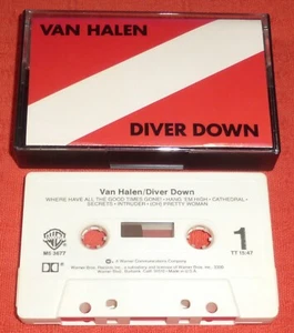 VAN HALEN - USA CASSETTE TAPE - DIVER DOWN - Picture 1 of 5